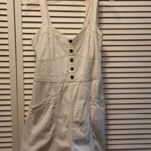 Women's White Denim Dress